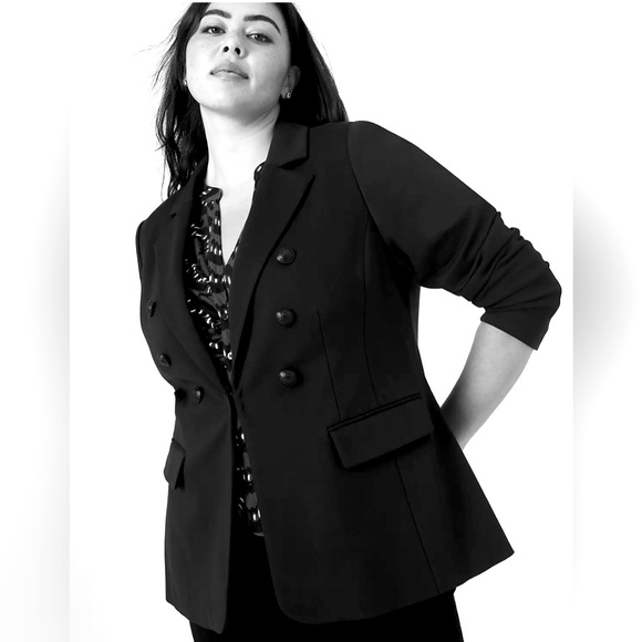 Lane Bryant Bryant Blazer. Military button style. 16W. - Picture 1 of 2